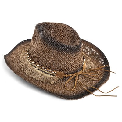 Straw Hat - Gårda Malaga Western Hat (brown)