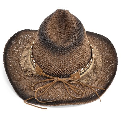 Straw Hat - Gårda Malaga Western Hat (brown)