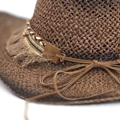 Straw Hat - Gårda Malaga Western Hat (brown)