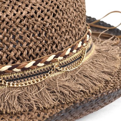 Straw Hat - Gårda Malaga Western Hat (brown)