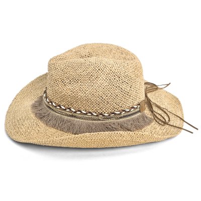 Straw Hat - Gårda Malaga Western Hat (nature)