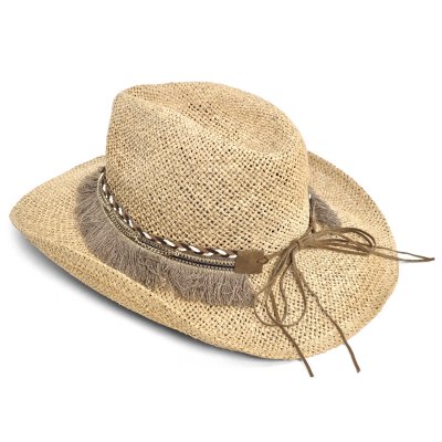 Straw Hat - Gårda Malaga Western Hat (nature)