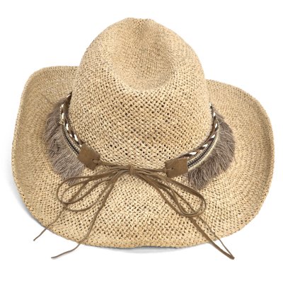 Straw Hat - Gårda Malaga Western Hat (nature)