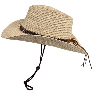Straw Hat - Gårda Marseille Western Hat (beige)