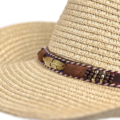 Straw Hat - Gårda Marseille Western Hat (beige)