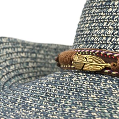 Straw Hat - Gårda Marseille Western Hat (blue)