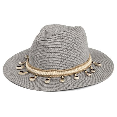 Straw Hat - Gårda Nerja Fedora (grey)