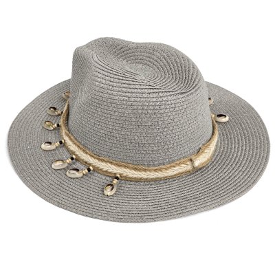 Straw Hat - Gårda Nerja Fedora (grey)