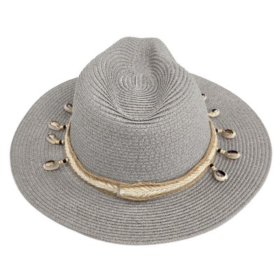 Straw Hat - Gårda Nerja Fedora (grey)