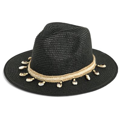 Straw Hat - Gårda Nerja Fedora (black)