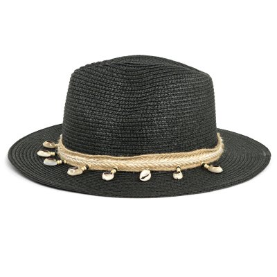 Straw Hat - Gårda Nerja Fedora (black)