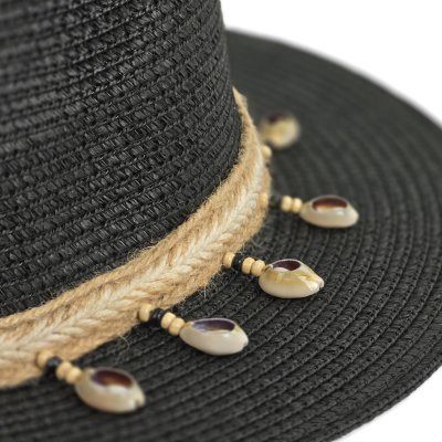 Straw Hat - Gårda Nerja Fedora (black)