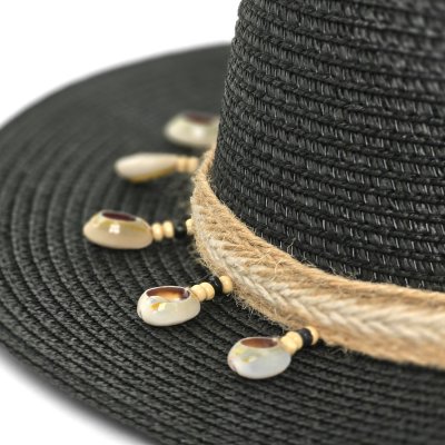 Straw Hat - Gårda Nerja Fedora (black)