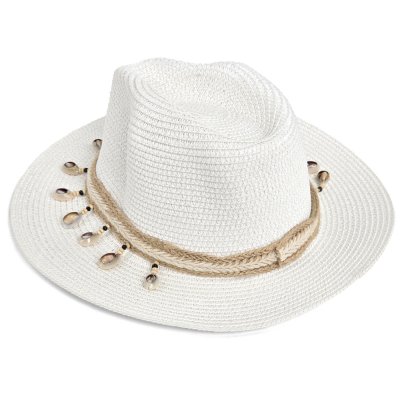 Straw Hat - Gårda Nerja Fedora (white)