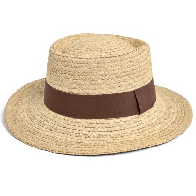 Straw Hat - Gårda Palma Gambler (nature/brown)