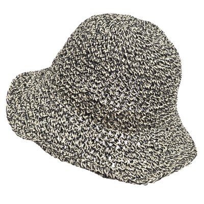 Straw Hat - Gårda Portofino Bucket hat (black)