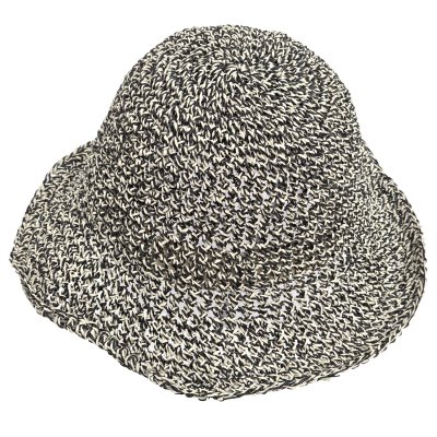 Straw Hat - Gårda Portofino Bucket hat (black)