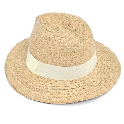 Straw Hat - Gårda Positano Fedora (nature/beige)
