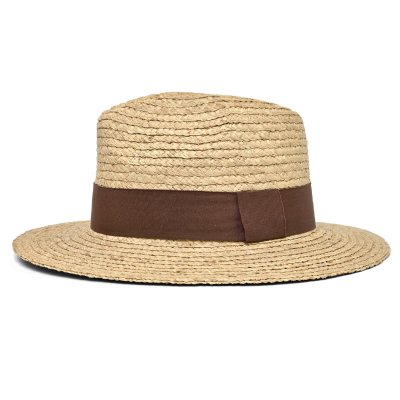Straw Hat - Gårda Positano Fedora (nature/brown)
