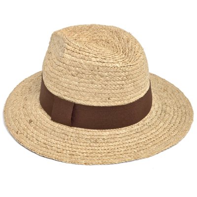 Straw Hat - Gårda Positano Fedora (nature/brown)