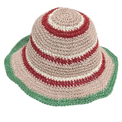 Straw Hat - Gårda Praiano Bucket hat (multi)