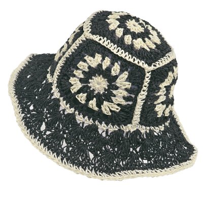 Straw Hat - Gårda Rhodes Bucket hat (black)