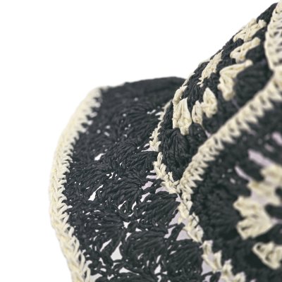 Straw Hat - Gårda Rhodes Bucket hat (black)