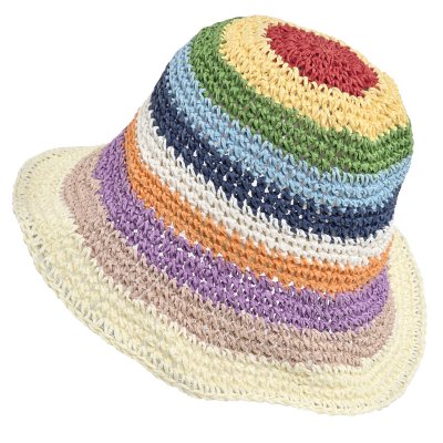 Straw Hat - Gårda Sorrento Bucket hat (light multi)