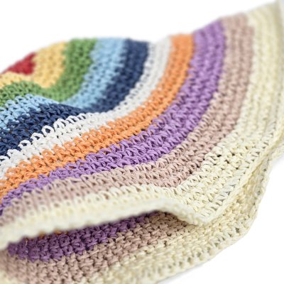 Straw Hat - Gårda Sorrento Bucket hat (light multi)