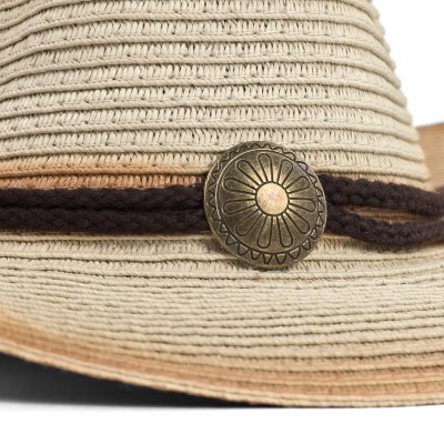 Straw Hat - Gårda Taranto Western Hat (beige)