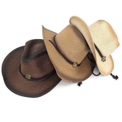 Straw Hat - Gårda Taranto Western Hat (beige)