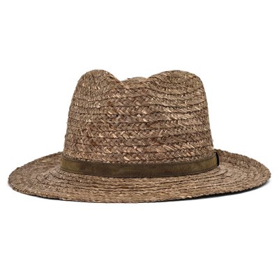 Straw Hat - Gårda Tenerife Raffia Fedora (natural/brown)