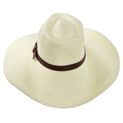 Straw Hat - Gårda Thessaloniki Western Hat (white)
