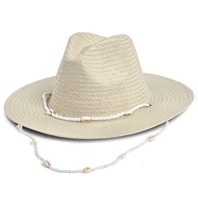 Straw Hat - Gårda Valencia Fedora (beige)