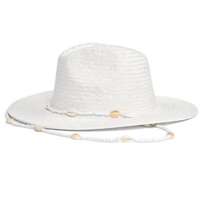 Straw Hat - Gårda Valencia Fedora (white)