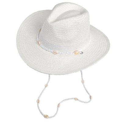 Straw Hat - Gårda Valencia Fedora (white)