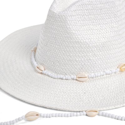 Straw Hat - Gårda Valencia Fedora (white)