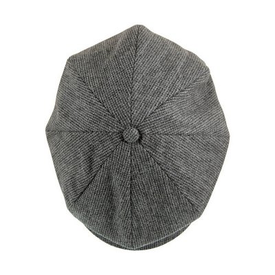 Flat cap - Jaxon Union Newsboy Cap (dark grey)