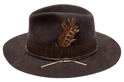 Hats - Gårda Lancaster Fedora (dark brown)