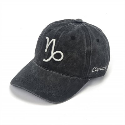 Caps - Gårda Zodiac Sign Capricorn (black)