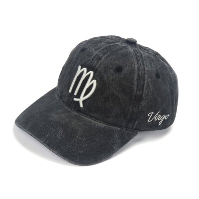Caps - Gårda Zodiac Sign Virgo (black)