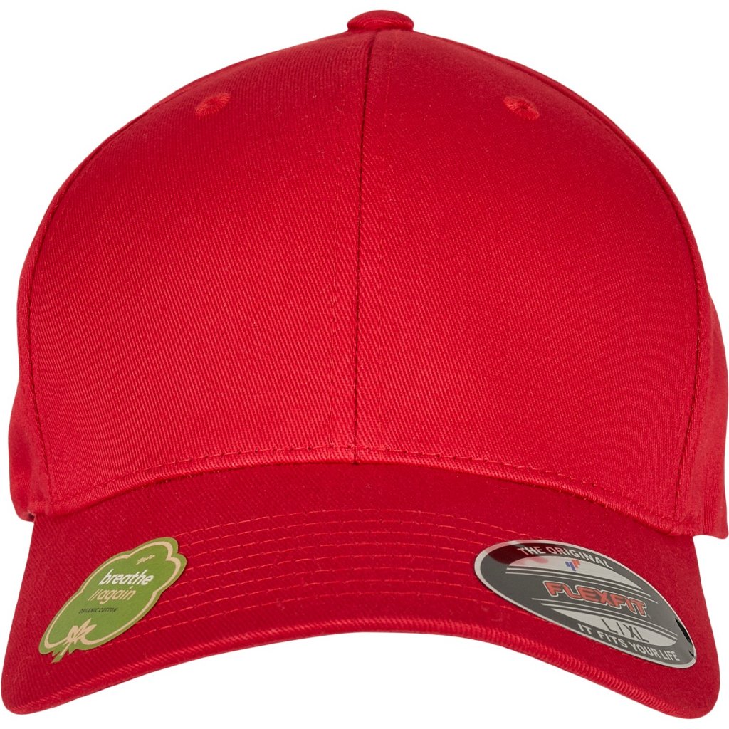 Flexfit Cap - Cotton Caps (red) Organic