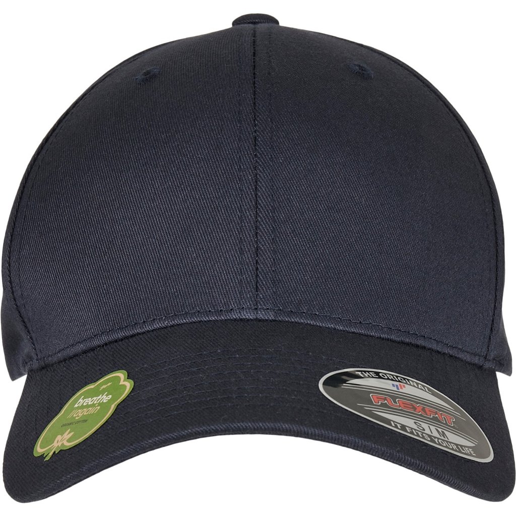 navy) Caps Cotton - (dark Flexfit Organic Cap