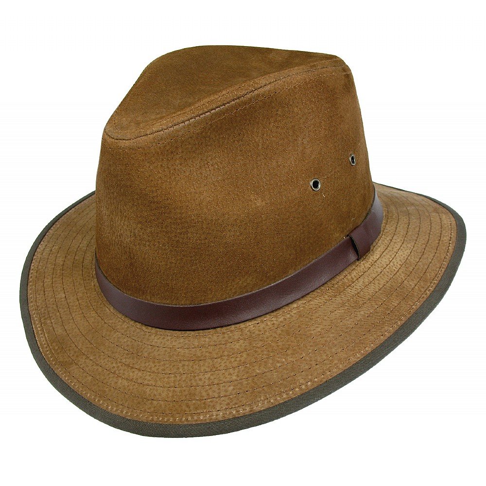 Jaxon Hats Seagrass Straw Safari Fedora Hat 